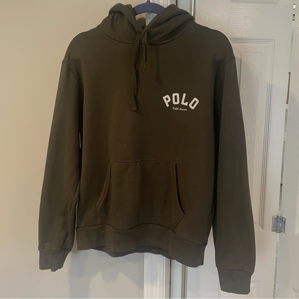 Polo Ralph Lauren olive hoodie size S